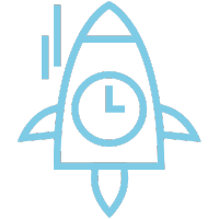 Rocket launch icon